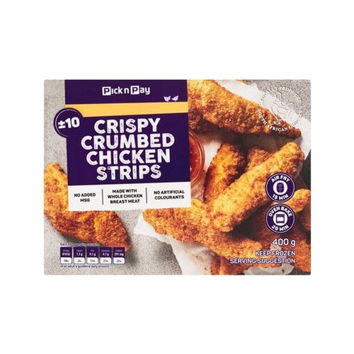 PnP Crumbed Chicken Strips 400g